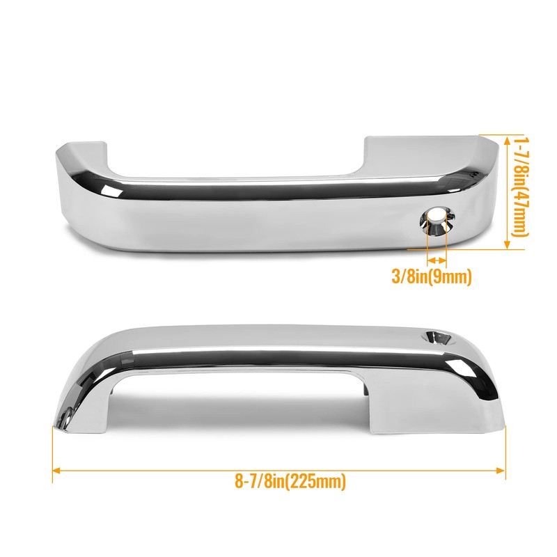HECASA Door Handle Covers Trims Compatible with 2015-2020 Ford F150