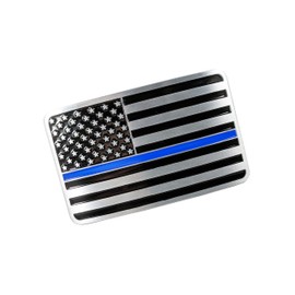 Thin Blue Line Belt Buckle