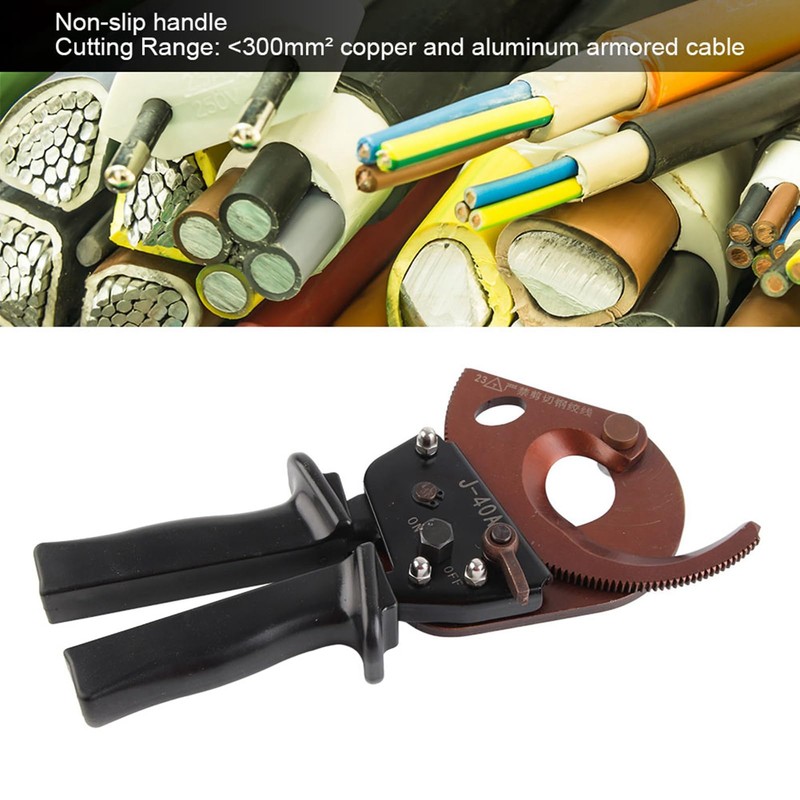Ratchet Cable Cutter, Cable Cutter, J40A Wire Cutter Industral Grade