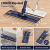 Mop and Bucket Set with Wringer, 3-Tank Flat Mop and