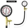 QWORK Universal Fuel Pressure Test Kit, Dual Scale Gauge (0-7