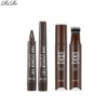 RIRE Fork Eyebrow Tint + Quick Hair Tint Brush Set 2items, Brow Tint#$%Hair Tint:Gray Brown-Natural Black
