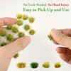 Warmtree 80 Pcs Static Grass Tuft Flower Cluster Vegetation Groups