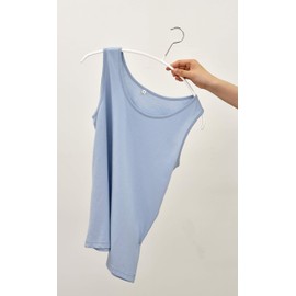 MAWA 120238 Non-Slip Hanger, Human Body Hanger, Made in Germany, Set of 10, White