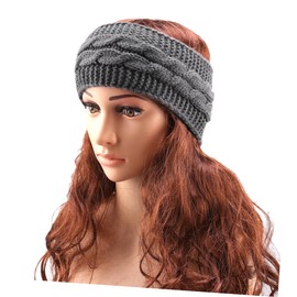 FOMIYES Thermal Headband Stretchy Wide Headwrap Women's Knitted Headband Crocheted Ear Warmer for and Sports