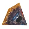 Crystal Pyramid Exquisite Beautiful Pyramid Power Stone Ornament for Desks
