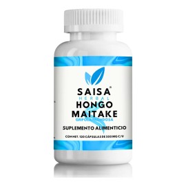 Maitake Orgánico 120 Cápsulas | Suplemento Inmunológico Natural | Saisa Herbal