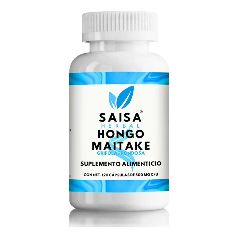 Maitake Orgánico 120 Cápsulas | Suplemento Inmunológico Natural | Saisa