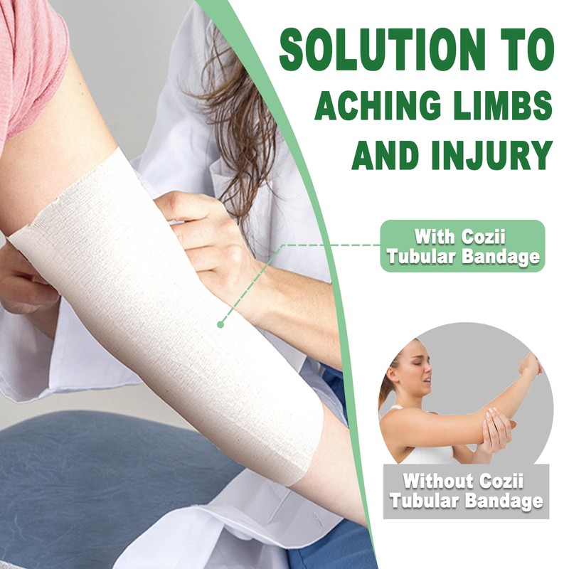 Elastic Tubular Support Bandage, Stockinette Tubing for Arm, Legs, Knees,