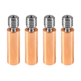 DIANN 4pcs All Metal Bimetal Heatbreak Copper Titanium TC4 Throat High Temperature for Creality 3D Printer CR10 Hotend