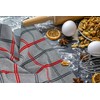 Lashuma Lyon Kitchen Hand Towels Grey Stone Set of 6