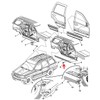 Rexka 20pcs Rocker Panel Clip Retainer Fastener 5FR56DX9 Compatible with