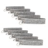Luxflair Felt key ring in various sizes and colours, for