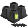 Yookwutar 4 Pack Furniture Risers 6 Inch, Bed Risers Heavy