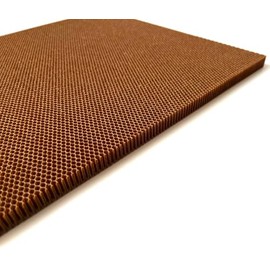 Diycoming 1pcs 1/2" Aramid Honeycomb Core Sheet Panel 300x300x12.7mm for Motorcycle's Design Radiator Screen