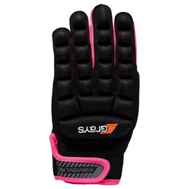 Grays International Pro Left Glove International Pro Gloves - Black/Pink, 2XS