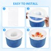 SNONESIY Pack of 10 pool skimmer socks, white filter socks,