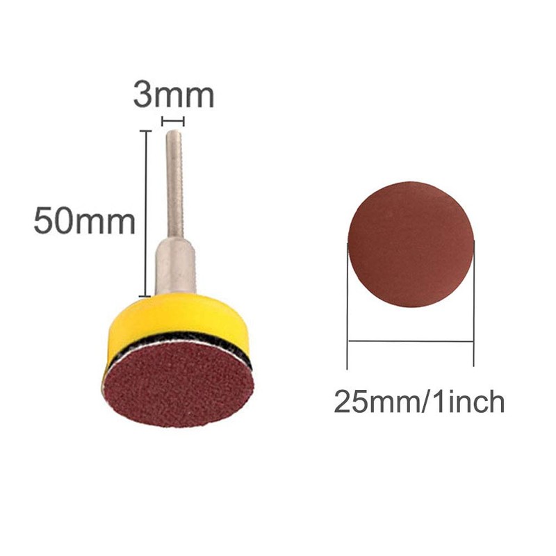 KingBra 100pcs 1 Inch Sanding Discs Pad Kit for Drill