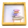 KING JK101-SQ-NT Picture Frame Wood Frame Square Natural 70163