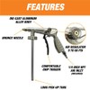 LAUCO Rintek Aplicator Bedliner Spray Gun with Air Regulator Attached