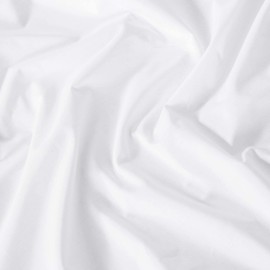 H by Frette Percale Fitted Sheet (Twin) - Luxury All-White Fitted Bed Sheet/Cool and Crisp, Recommended for Anyone Who Gets Hot at Night / 100% Long-Staple Cotton