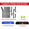 22FT Regulation Size Pickleball Net for Driveway, Outdoor Balls and