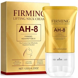 Crema Reafirmante para el Cuello, Crema Reafirmante para el Cuello con Doble Rodillo, Reduce Arrugas, Líneas Finas y Papada, Reafirma la Piel.