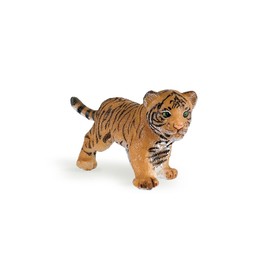 Papo -Hand-Painted - Figurine -Wild Animal Kingdom - Tiger Cub -50021 -Collectible - for Children - Suitable for Boys and Girls- from 3 Years Old