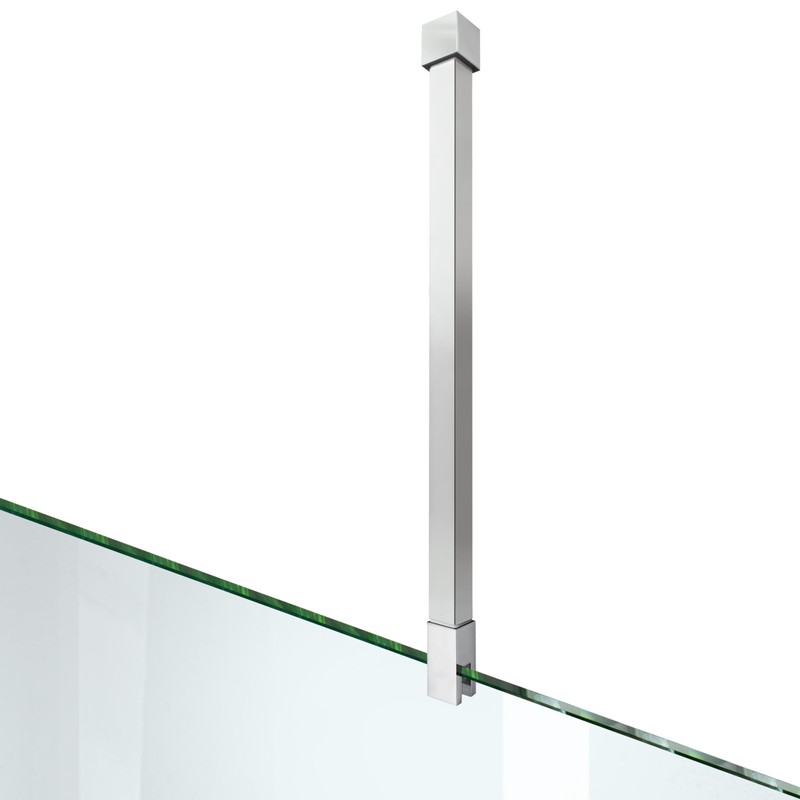 Shower Door Support Bar, Wall-to-Glass Support Arm 500-850mm Long to