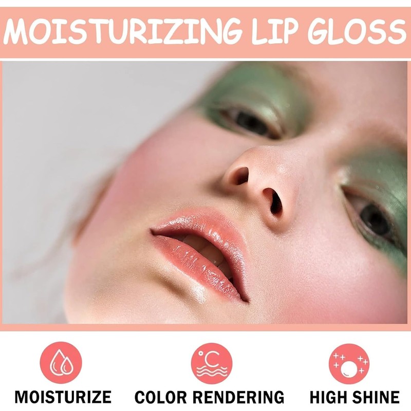Lip Oil Tint Gloss 6 colores – Brillo y volumen