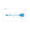 UTEK UT-8801 Convertidor USB a RS-232 de 1,5 m de