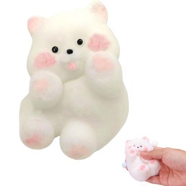 Taba Squishy, Fufu Squishy, Taba Squishies, Dog Squeeze Toy, Dog Taba Squishy Fidget Toys, Funny Novelty Cute Animals Stress Relieving Fidget Toy for Boys Girls Birthday Party Gifts