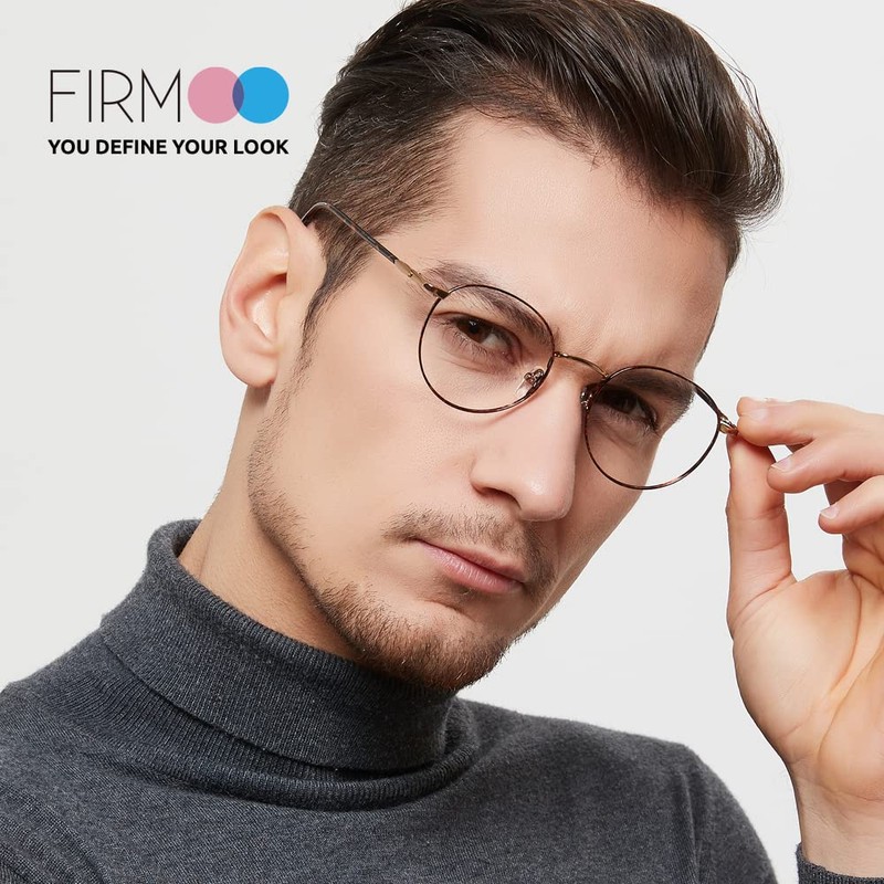 Firmoo Lesebrille mit Sehstärke 1.25x Lesehilfe mit Blaulichtfilter Sehhilfe Lesebrille