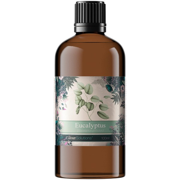 Calmer Solutions Eukalyptus 100% rein, ideal für Aromatherapie, 10 ml,