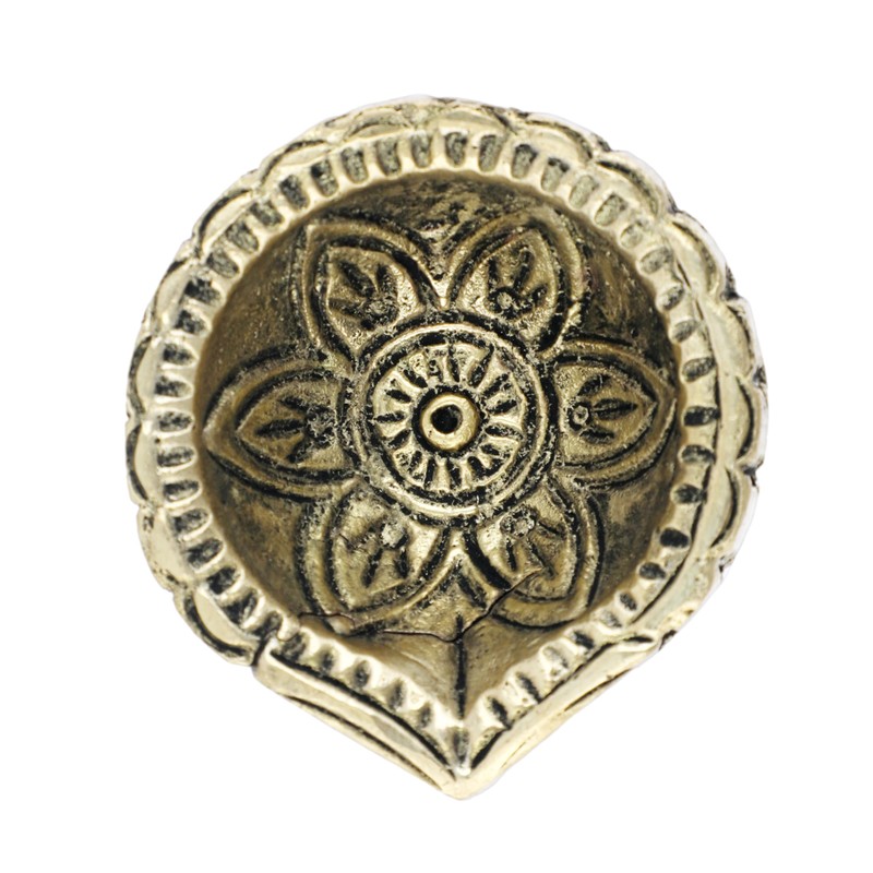 Decorative Diya Deepak Pooja Diya Item Brass Oil Lamp for