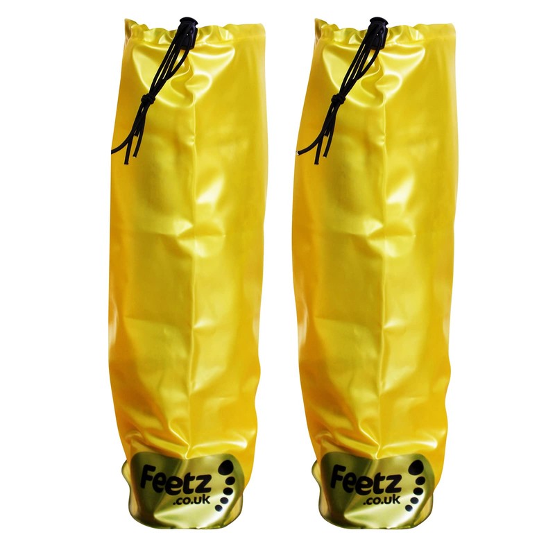 Feetz Pocket Wellies (Medium (UK 6-8), Yellow)