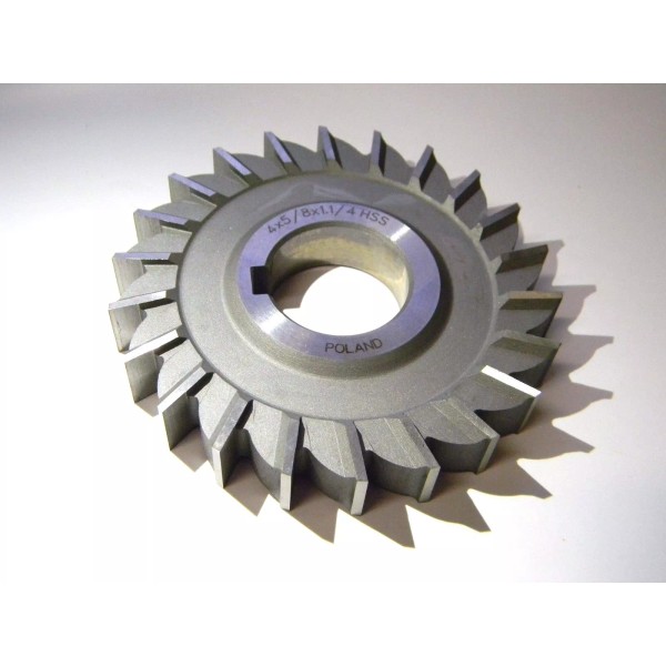 Toolmex Side Milling Cutter HSS Straight Teeth 4" x 5/8"