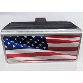 American 2" Receiver American Flag Towing Hitch Step Decal Heavy Duty