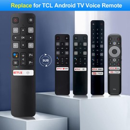 TOPOST Control Remoto Compatible con TCL Smart TV RC802V (Baterias no incluida)