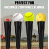 LOMGWAYS Baseball/Softball Batting Tee-Adjusts from 23"-36", Premium Portable Baseball tee
