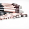Paquete de 14 Brochas Profesionales Maquillaje Mohana Kabuki Libres de