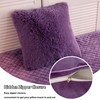 LIFEREVO 2 Pack Shaggy Plush Faux Fur Pillow Shams,Decorative Throw