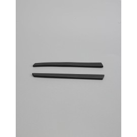 Handwith 2 Pairs Soft Silicone Sunglass Ear Socks for Oakley Steel Plate OX3222, Anti-Slip Comfort Fit Glasses Arm Grips Spare Parts Replacement Kit Black