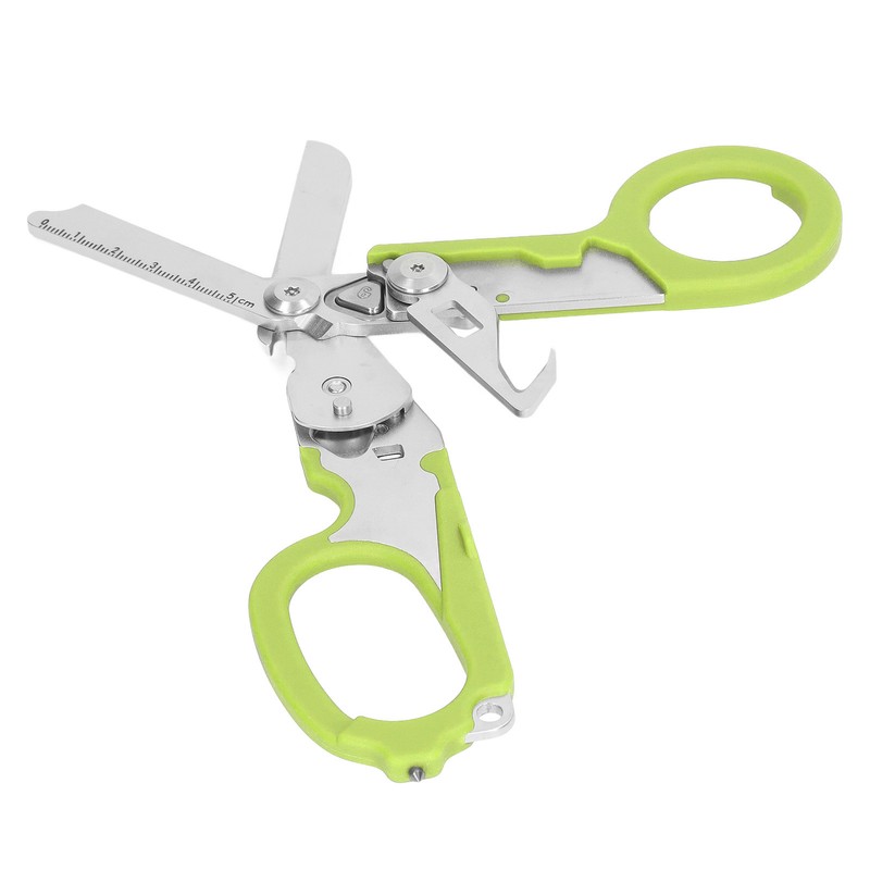Folding Scissors Stainless Steel Clear Scale Wind Breaker Cutter Wrench