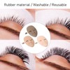3pcs Lash Mannequin Head Double Layers Realistic Training 3D Rubber