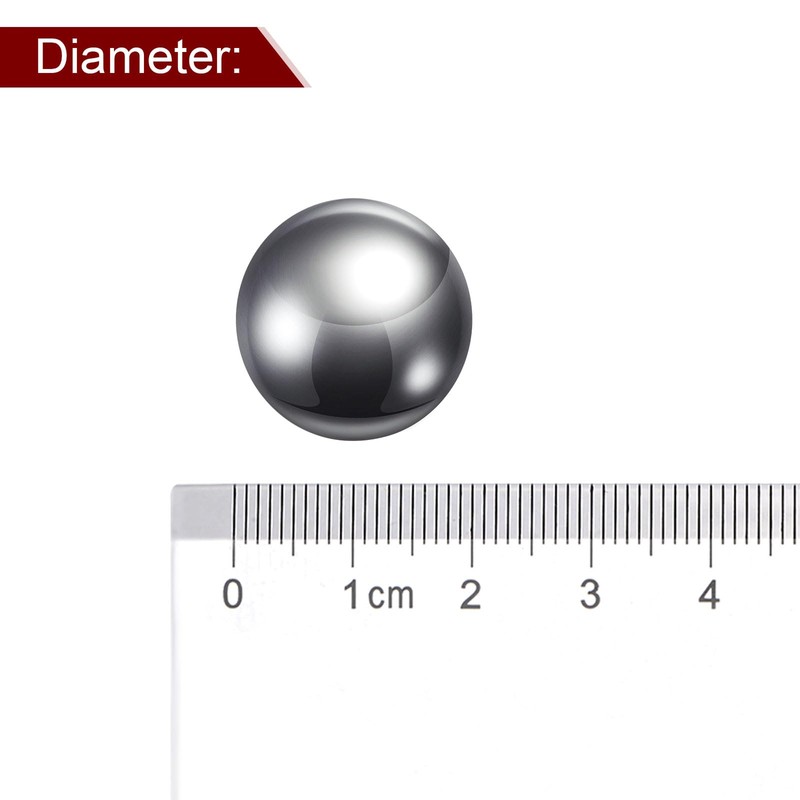 sourcing map 6pcs Precision Balls 20mm Diameter G25 Chrome Steel