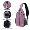 WATERFLY Sling Bag Sling Backpack Crossbody Bag Hiking Daypack for