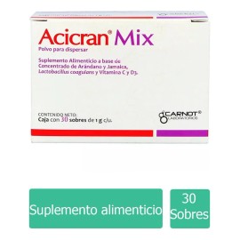 Acicran Mix Sobre Con Polvo Para Dispersar 30 Sobres De 1g