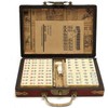 Vintage Mahjong Rare 144 Tiles Mah-Jong Set Bamboo Piece W/English