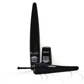 Palladio Liner Obsessed Precision Liquid Delineador de ojos en roll-on, líneas precisas y definidas, diseñado para aplicar líneas perfectamente rectas, acabado negro mate, secado rápido, Negro